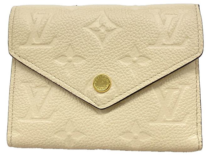 Portafoglio Louis Vuitton Tri-fold in Cream Crudo