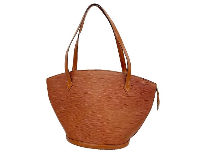 Borsa a tracolla Louis Vuitton Epi Saint Jacques Marrone