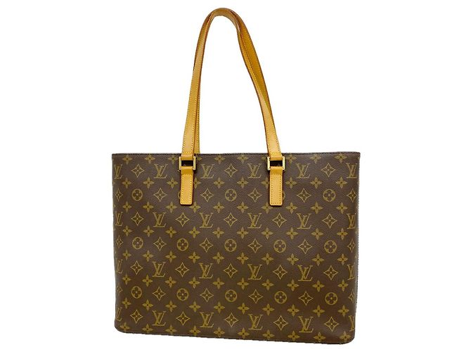 Louis Vuitton Monogram Luco Tote Bag M51155 Braun