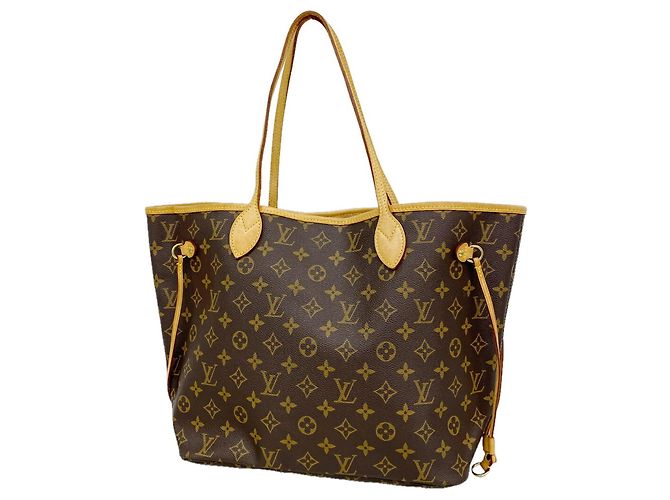 Borsa Tote Louis Vuitton Monogram Neverfull MM Marrone