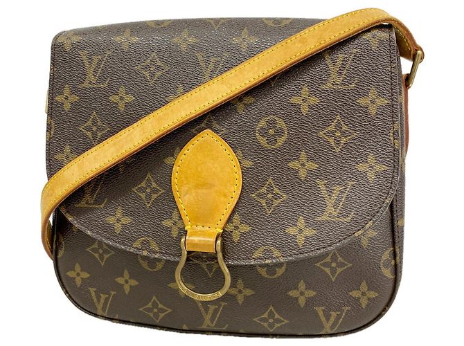 Sac à épaule Louis Vuitton Monogram Saint Cloud GM Marron