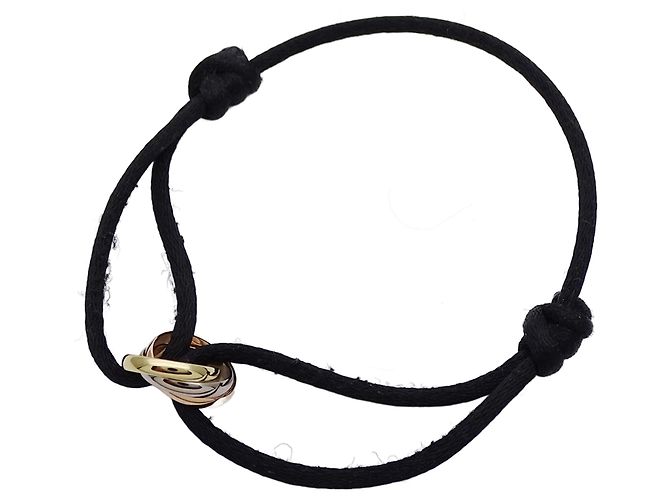 Cartier Trinity Armband mit Anhänger Schwarz Golden