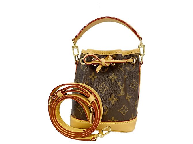 Bolso Louis Vuitton Monogram Nano Noe Castaño