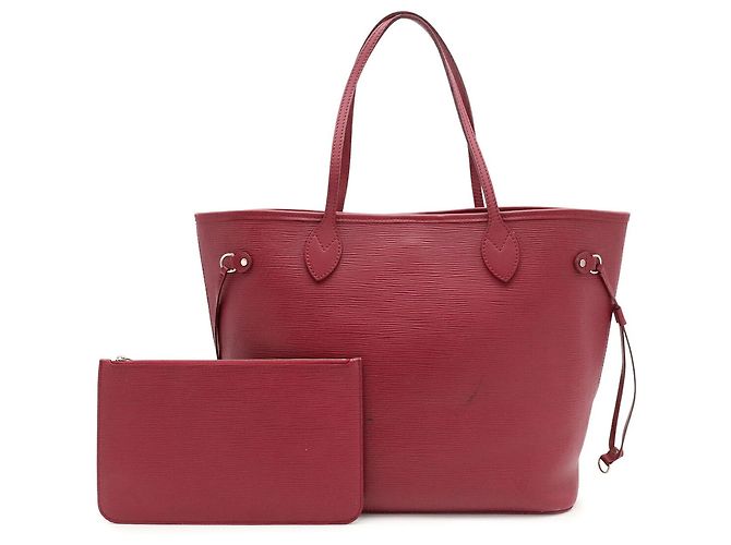 Borsa Tote Louis Vuitton Epi Neverfull MM Fuschia
