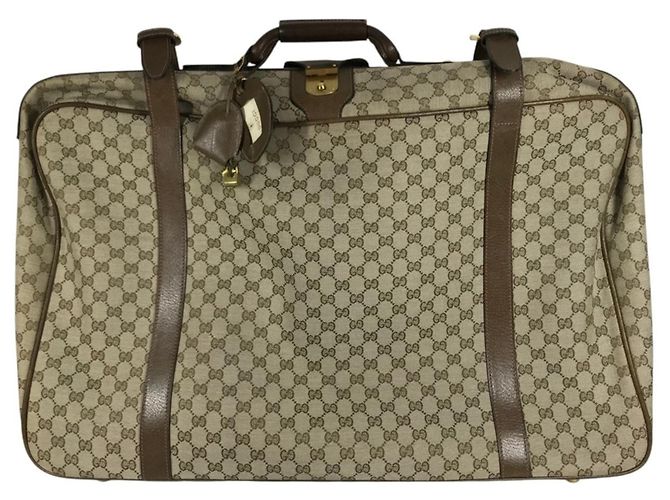 Borsa da viaggio oversized GUCCI GG Beige