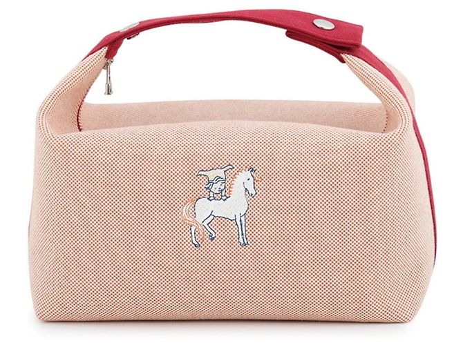 Hermès Bolsa Hermes Pouch Bride à Black GM Cabriole