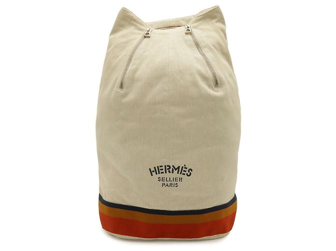 Hermès Borsa a Tracolla Hermes Cavalier Arancione Giallo Blu navy