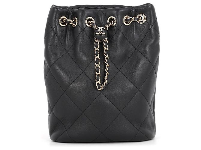 Chanel Matelassé Backpack Black