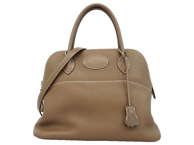 Hermès Sac à main Hermes Bolide 31 Taupe