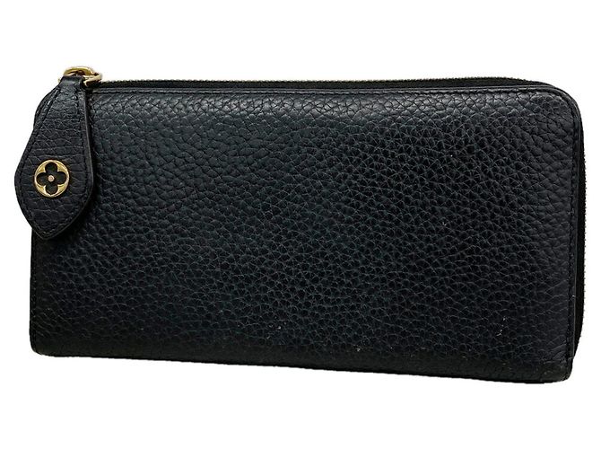 Louis Vuitton Long Wallet in Noir Black