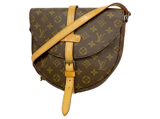 Bolsa de Ombro Louis Vuitton Monogram Chantilly GM Marrom