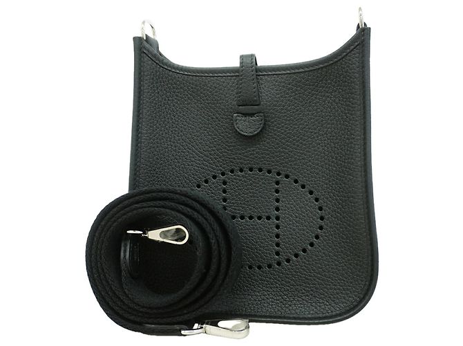 Hermès Borsa a tracolla Hermes Evelyne TPM Nero