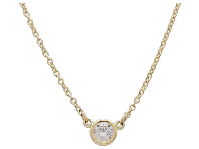 Autre Marque Collana Tiffany & Co. Elsa Peretti Diamond By the Yard D'oro