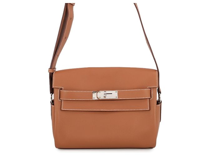 Hermès Borsa a tracolla Hermes Kelly PM Gold Evercolor D'oro