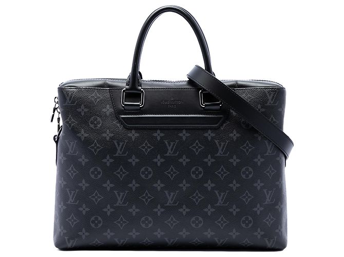 Pasta Louis Vuitton Black Monogram Eclipse Odyssey Preto