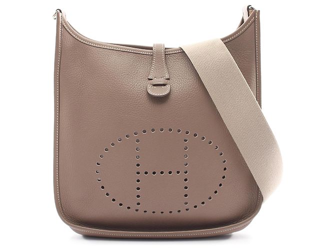 Hermès Beige Clemence Evelyne II PM