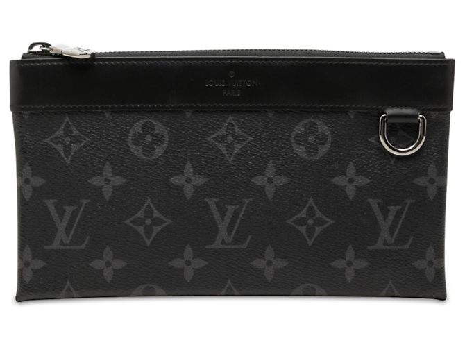 Louis Vuitton Black Monogram Eclipse Pochette Discovery PM Nero