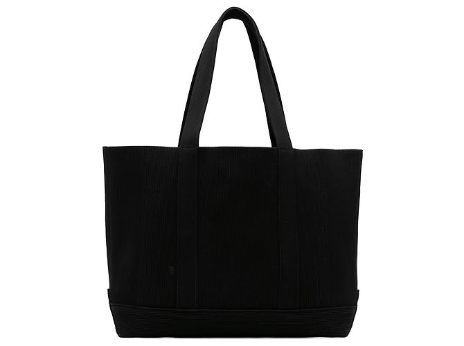 Alexander Wang Ryan Tote aus Rippstrick mit schwarzem geprägtem Logo