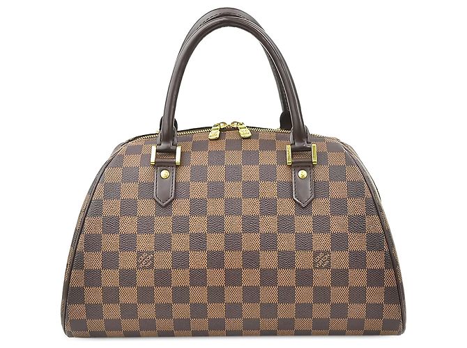 Louis Vuitton Brown Damier Ebene Ribera MM Marron
