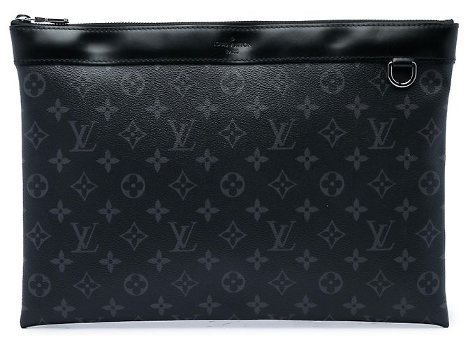 Louis Vuitton Black Monogram Eclipse Discovery Pochette GM