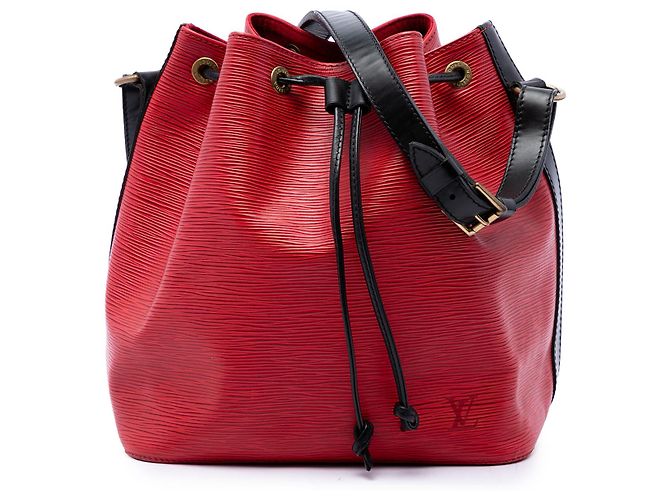 Louis Vuitton Red Epi Bicolor Noe PM Rouge