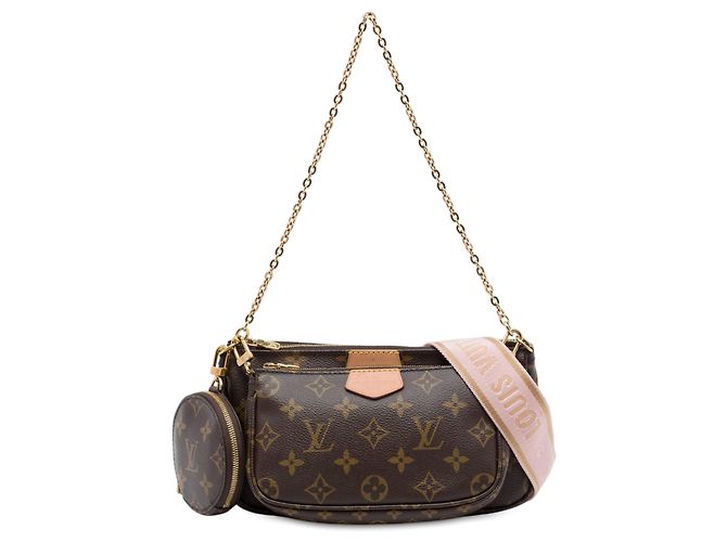 Louis Vuitton Brown Monogram Multi Pochette Accessoires Marrone