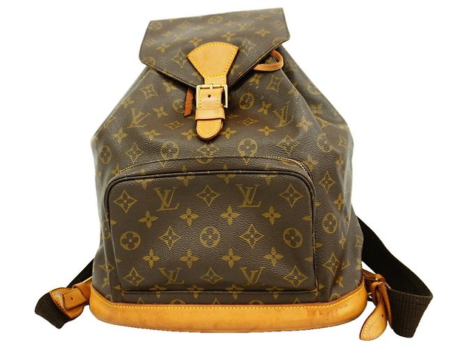 Sac à dos Louis Vuitton Monogram Montsouris GM Marron