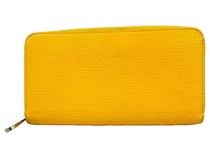 Cartera Louis Vuitton Epi Zippy en Citron Dorado