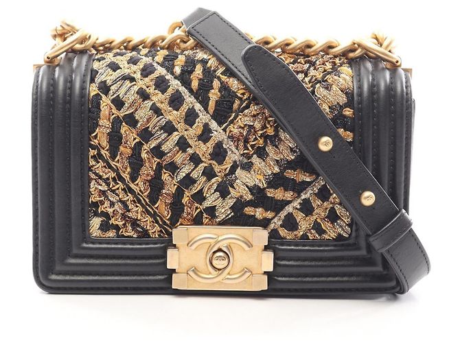 Borsa a tracolla Chanel Boy Small Nero