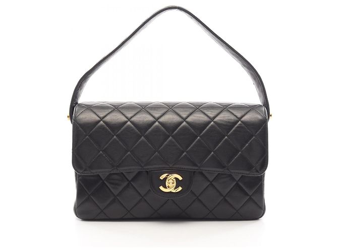 Timeless Borsa Chanel Matelassé Double-Faced Nero