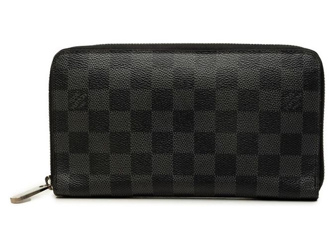Portefeuille long Louis Vuitton Damier Graphite Noir Damier ebène