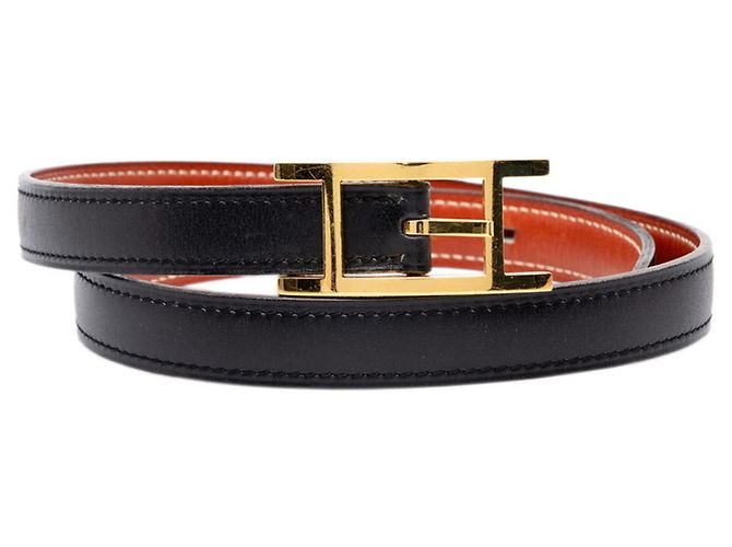Hermès Hermes Api Wendelgürtel Schwarz