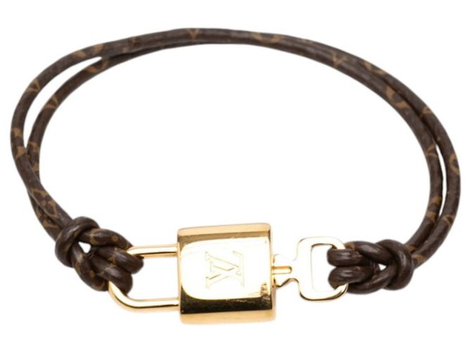 Lockit Louis Vuitton Monogram Charm-Armband Braun Monogramm
