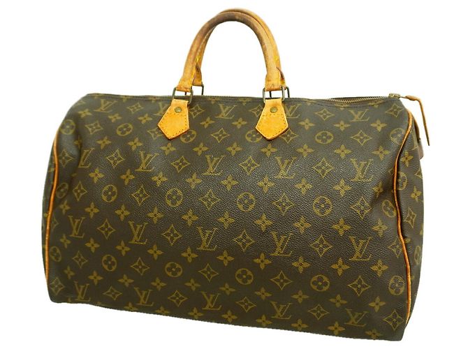 Borsa Louis Vuitton Monogram Speedy 40 Marrone