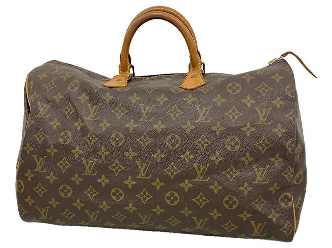 Borsa Louis Vuitton Monogram Speedy 40 Marrone