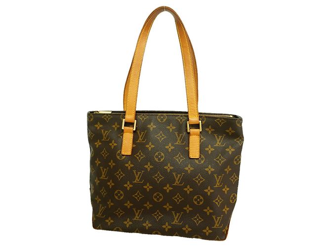 Borsa Cabas Piano Monogram Louis Vuitton M51148 Marrone