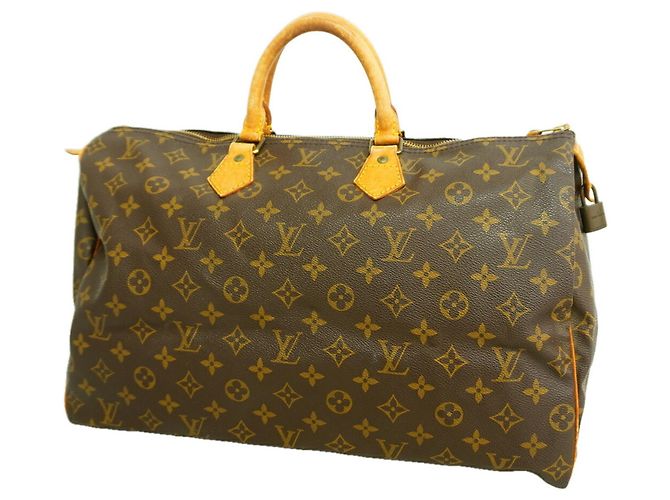 Borsa Louis Vuitton Monogram Speedy 40 Marrone