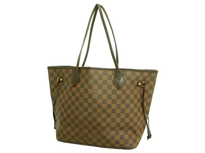 Borsa Tote Louis Vuitton Damier Neverfull MM N51105 Ebene Damier ebene