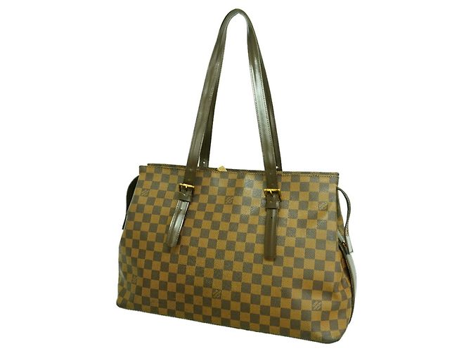 Bolsa de Ombro Louis Vuitton Damier Chelsea Damier ebene