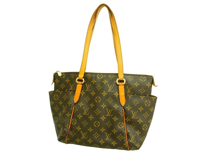 Borsa Tote Louis Vuitton Monogram Totally PM Marrone