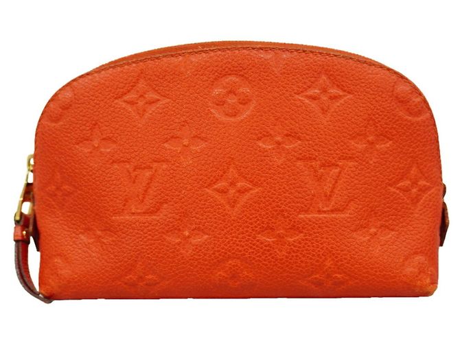 Louis Vuitton Monogram Empreinte Pochette Tic Pouch Roja