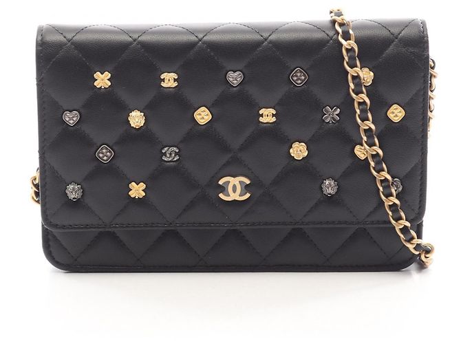 Timeless Borsa a tracolla Chanel Matelassé Icon Nero