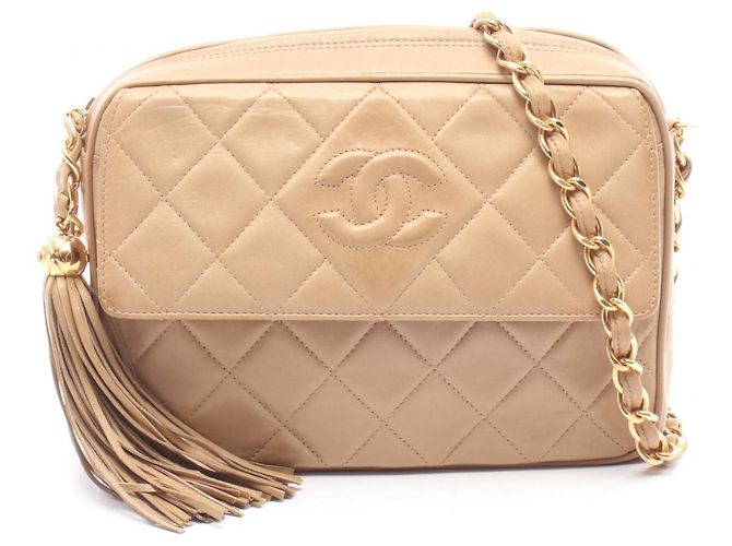 Sac à épaule Chanel Matelassé Coco Mark Tassel