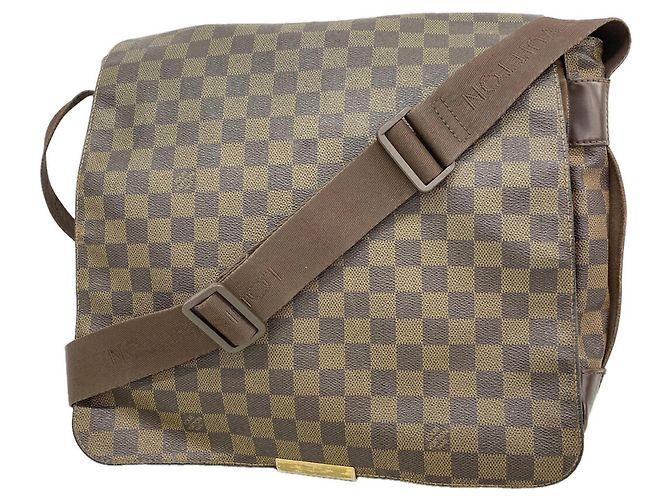 Sac à épaule Louis Vuitton Damier Bastille Damier ebène