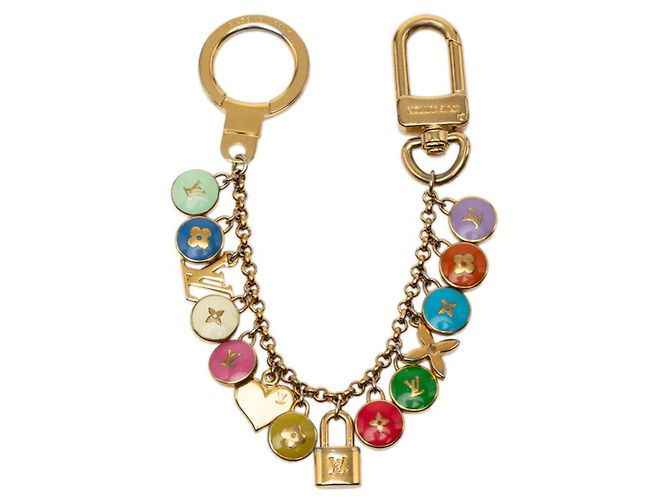 Louis Vuitton Monogram Portefeuille Pastille Keychain Multicolor Monograma