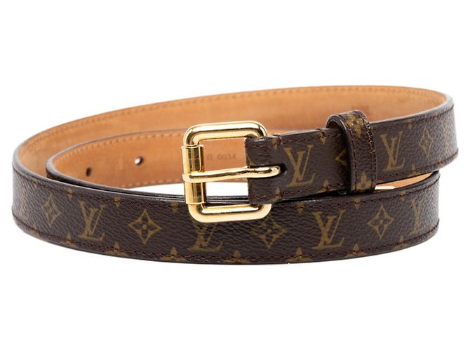 Cinturón Louis Vuitton Monogram Castaño Monograma