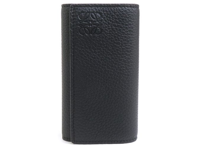 Loewe Leather Key Case in Black