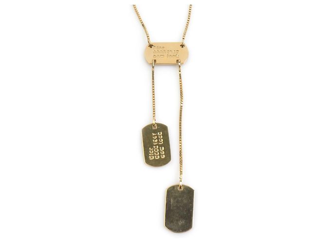 Collar Christian Dior Oro Dorado