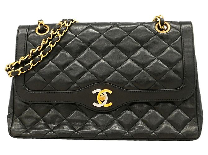 Borsa a tracolla Chanel Matelassé Nero