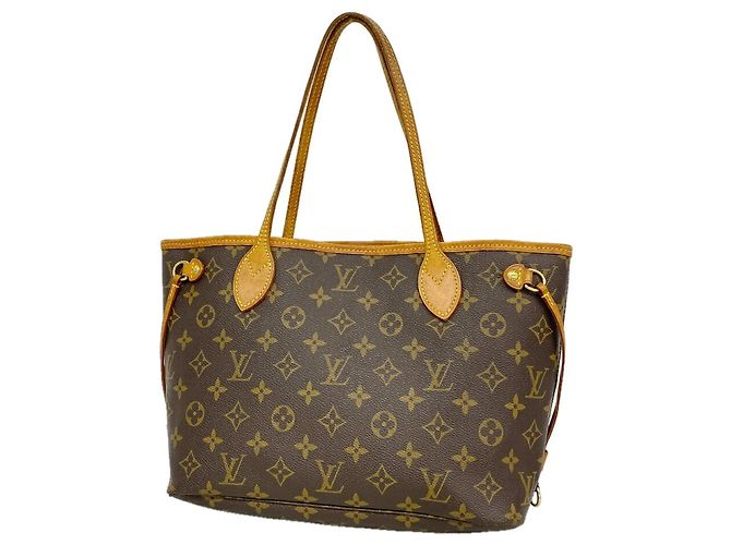 Louis Vuitton Monogram Neverfull PM Tote Bag Braun